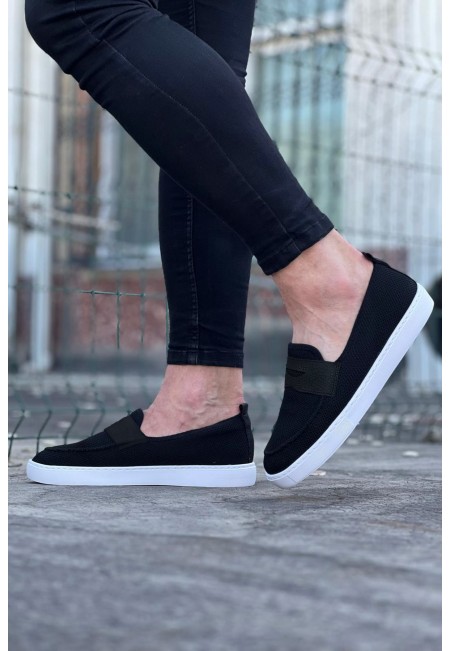 Wagoon WG061 Siyah Triko Babet Erkek Casual Ayakkabı