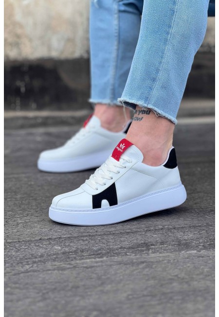 Wagoon WG040 Beyaz Siyah Erkek Casual Ayakkabı