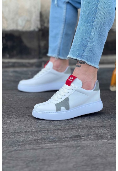 Wagoon WG040 Beyaz Gri Erkek Casual Ayakkabı