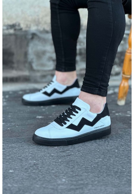 Wagoon WG160 Beyaz Siyah Erkek Casual Ayakkabı