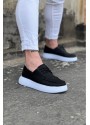 Wagoon WG508 Siyah Cilt Ortopedik Taban Erkek Casual Ayakkabı