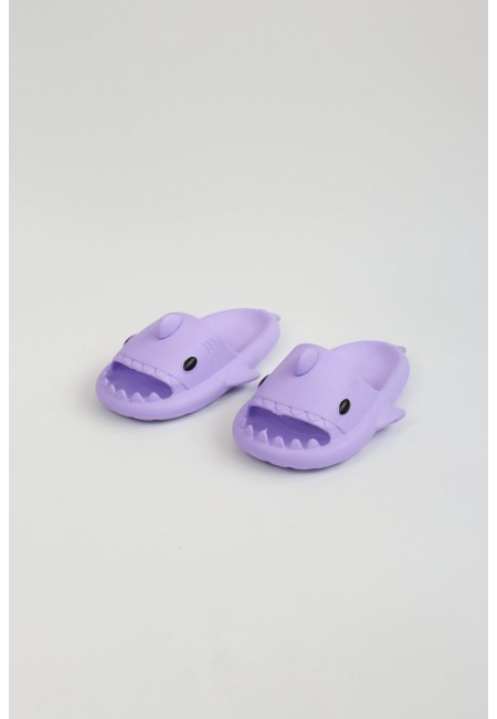 Wagoon  WG500 Köpekbalığı Mor Unisex Tam Ortopedik Terlik Shark Slides