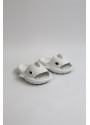 Wagoon  WG500 Köpekbalığı Beyaz Unisex Tam Ortopedik Terlik Shark Slides