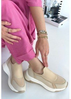 Kendy Bej Cilt Spor Ayakkabı