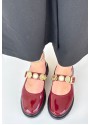 Okira Bordo Rugan Oxford Ayakkabı