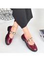 Okira Bordo Rugan Oxford Ayakkabı