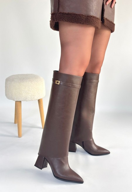 Jike Kahverengi Cilt Tak Çıkar Çizme Jike Kahverengi Cilt Tak Çıkar Çizme