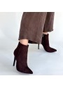 Blan Acı Kahve Süet Topuklu Bot
