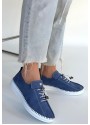 Warte Mavi Süet Bağcıklı Spor Ayakkabı Warte Mavi Süet Bağcıklı Spor Ayakkabı