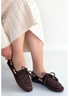 Elora Kahve Süet Babet