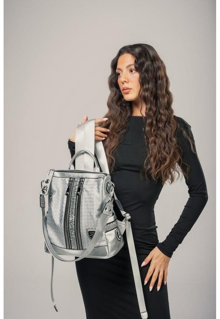 Pely Gri Cilt Kol Ve Sırt Çantası