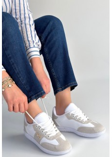 Lunga Beyaz Cilt Bağcıklı Spor Ayakkabı