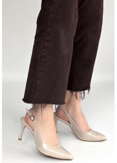 Uster Bej Rugan Topuklu Ayakkabı