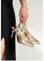 Uster Gold Rugan Topuklu Ayakkabı