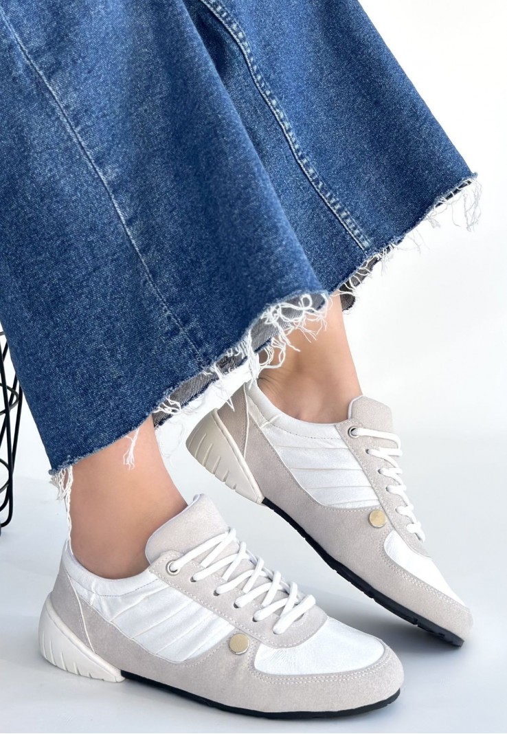 Jawen Gri Nubuk Beyaz Detaylı Spor Ayakkabı Jawen Gri Nubuk Beyaz Detaylı Spor Ayakkabı