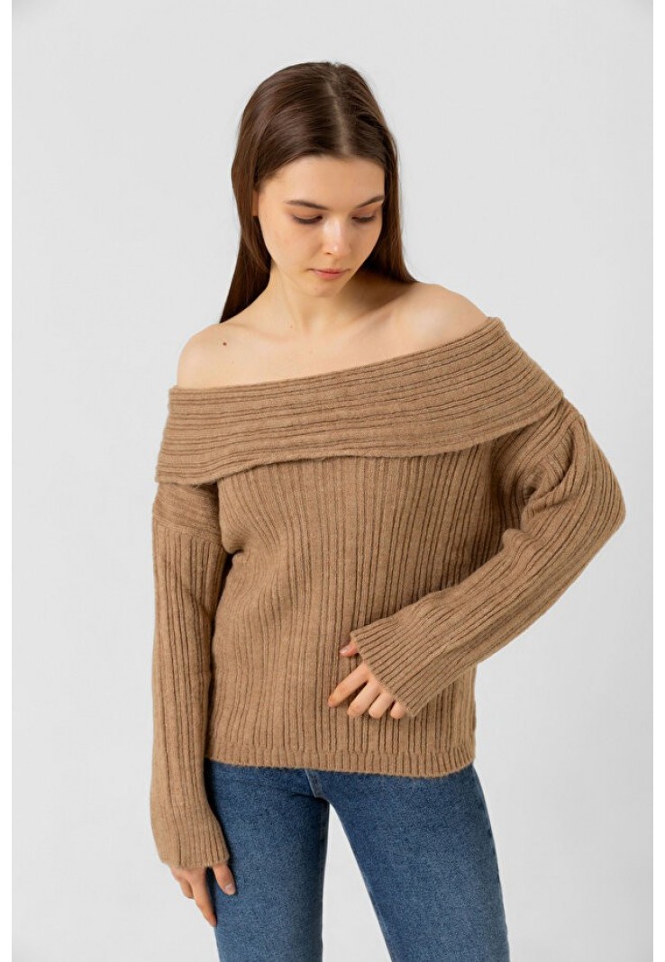 Detto Camel Degaje Yaka Fitilli Kazak