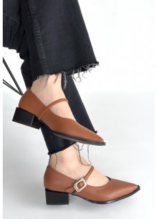 Galye Taba Cilt Topuklu Ayakkabı
